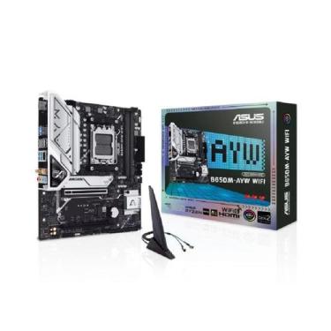 Imagem de Placa Mãe Asus B650MAYW WIFI AM5 2xDDR5 AMD B650 mATX