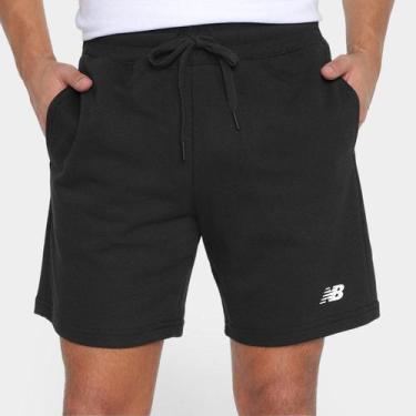 Imagem de Bermuda New Balance Essentials Masculina, Preto, G