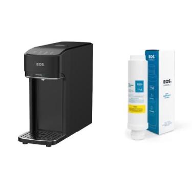 Imagem de Purificador de Água EOS Mineralle Slim Touch Eletrônico Preto EPE08P B