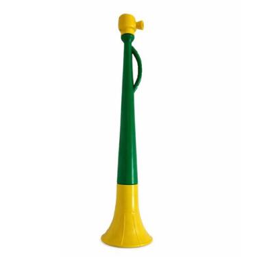 Imagem de Vuvuzela Corneta Torcedor Grande Brasil 41cm Som Potente - MinutoBaby