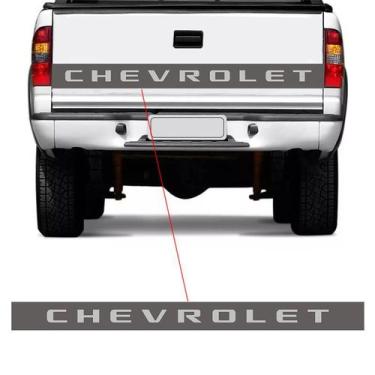 Imagem de Faixa Chevrolet S10 Rodeio 2006, 2007 e 2008 Adesivo Tampa Traseira - 