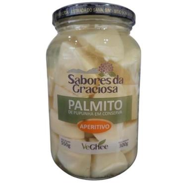Imagem de Palmito de Pupunha em Conserva - Aperitivo 300 gr - Sabores da Gracios