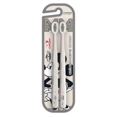 Imagem de Escova de Dente Infantil Ultramacia Mickey e Amigos CONDOR 2 Unidades