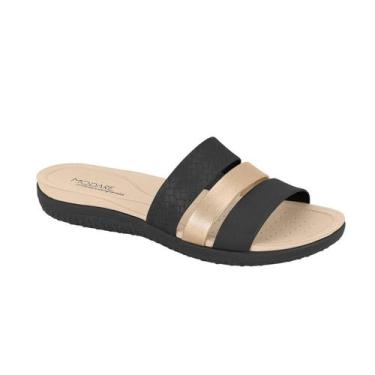Imagem de Tamanco Feminino Conforto Modare 021836 Cor:PretoTamanho:35, Preto, 35