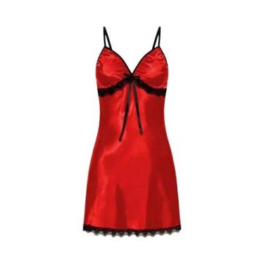 Imagem de Pijama Plus Size Feminino Sexy em Cetim - Sem Mangas e Confortável, BR