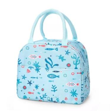 Imagem de Bolsa Térmica Portátil Almoço Piquenique Mamadeira Sucos Água Viagem -