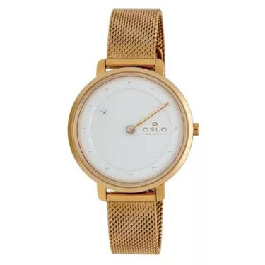 Imagem de Relógio Oslo Feminino Dourado - Ofgsss9t0015