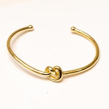 Imagem de Bracelete Nó Ajustável Banhado a Ouro 18k - Atraktiva Joias
