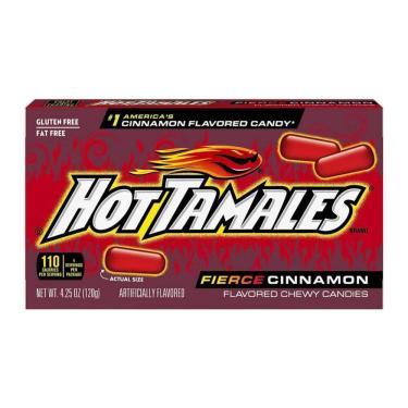 Imagem de Bala Canela Hot Tamales Fierce Cinnamon 120g - Importado EUA