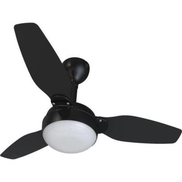 Imagem de Ventilador De Teto Ventisol Legacy 3 Pás Preto- Bivolt