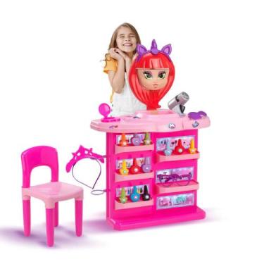 Imagem de Mini Penteadeira Infantil Meg c/ Cadeira e muitos Acessorios - Magic T