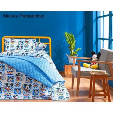 Imagem de Edredom Dupla Face Infantil Cama De Solteiro - Linha Disney - Carros/M
