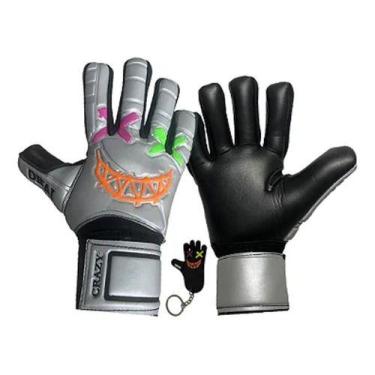 Imagem de Luva De Goleiro Infantil Difai Crazy, Prateado, 6