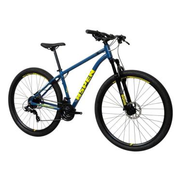 Imagem de Bicicleta Aro 29 Caloi Aspen 24 Marchas Freio Hidráulico Quadro Alumínio Azul