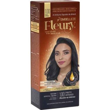 Imagem de Tintura Fleury 1.00 Preto Intenso - Embelleze