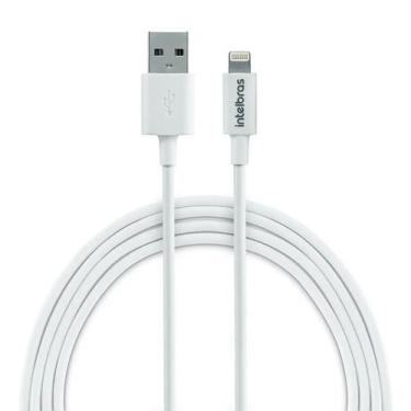 Imagem de Cabo USBA para Lightning de 1,2m em PVC Branco EUAL 12PB - Intelbras