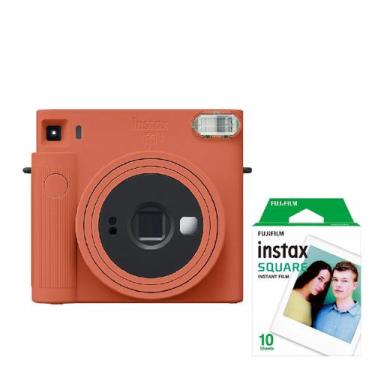 Imagem de Camera FujiFilm Instax Square Sq1 com Filme de 10 poses, Laranja