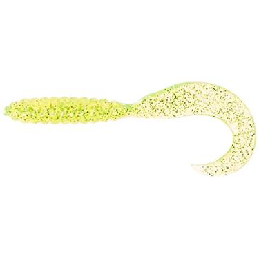 Imagem de Mr. Twister "4" Twister Tail, Chartreuse, Silver FLK" (4TSF20-10S)