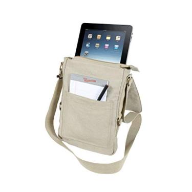 Imagem de Rothco Bolsa de lona vintage - Solução robusta para organização e transporte de tablets e equipamentos tecnológicos - cáqui