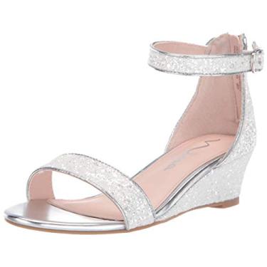 Imagem de NINA Sapato infantil unissex Kristina, Branco, 2 Medium US Little Kid