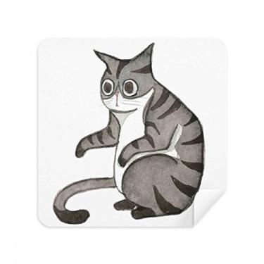 Imagem de Miaoji Pintura Dragon-Li Aquarela Óculos de Gato Pano Pano Limpador de Tela Tecido Camurça Pacote com 2