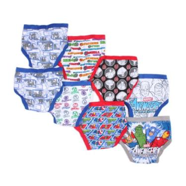 Imagem de Cueca Masculina Personagem Vingadores Marvel Handcraft Pacote com 8, Multi Colors, 4