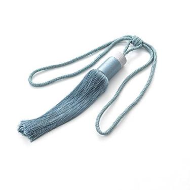 Imagem de Suportes de cortina Cortina de borla cilíndrica simples cortina de bola pendurada acessórios de cortina, T3,4 pcs