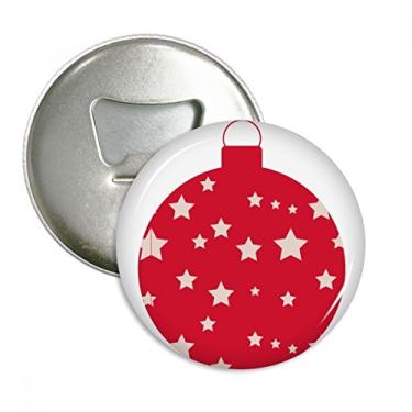 Imagem de Emblema multifuncional com emblema de ímã de geladeira e estrela de Natal