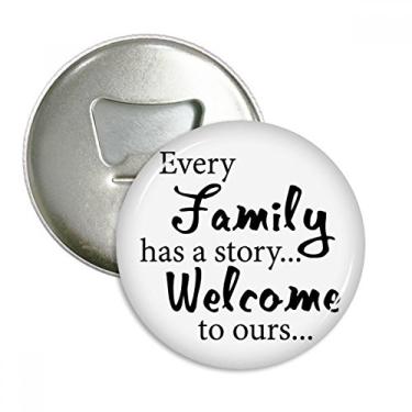 Imagem de Family Story – Emblema multifuncional com ímã de geladeira