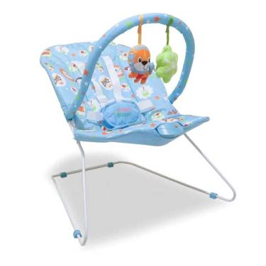 Imagem de Cadeira bebê Descanso Musical Vibra 11kg Azul Lion Star Baby