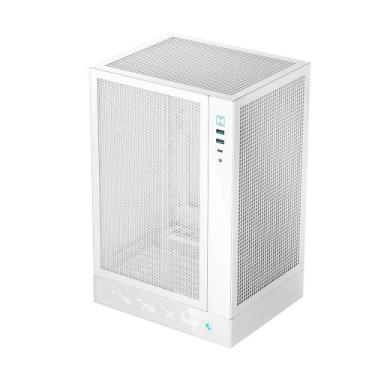 Imagem de Gabinete Deepcool Ch170 Digital Mini Itx Vertical Branco