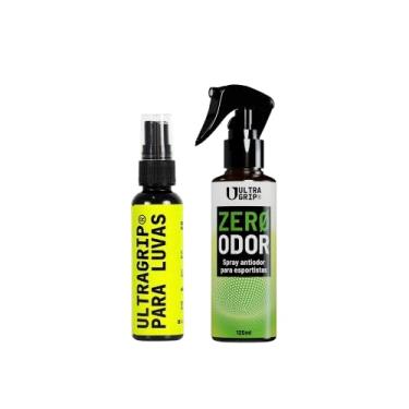 Imagem de Kit Ultragrip Spray Cola Grip Para Luvas De Goleiro 60ml + Desodorante Antiodor Para Tênis Luvas Capacetes Fresh