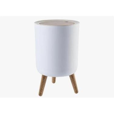 Imagem de Lixeira Tampa de Bambu - Genérico