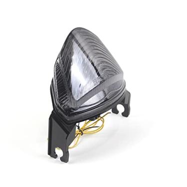 Imagem de Lanterna traseira de LED fumê Arashi para Suzuki GSXR 1000 2005-2006, luz traseira de freio de seta, acessórios de substituição integrados para motocicleta