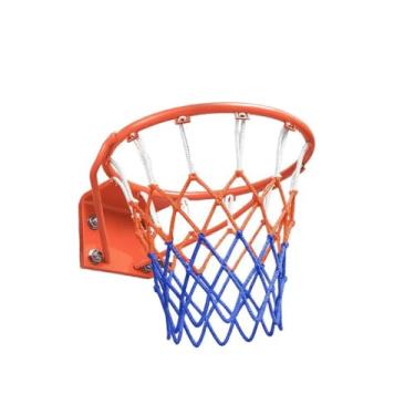 Imagem de YIJU Cesta de basquete fácil de instalar, equipamento portátil estável para iniciantes com rede, cesta de basquete para jogos em ambientes internos e, Diâmetro Infantil 35cm