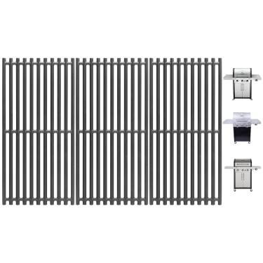 Imagem de Grelhas G474-0017-W2 para Charbroil Tru Infrared Grill Peças de Reposição Charbroil 463242516 3 Queimadores 466242515 466242516 466242615 466242616 463243016 463243016 63355 220 463342420 463246018