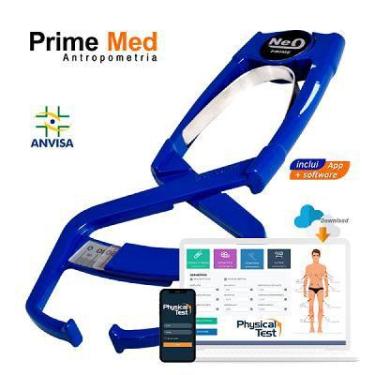 Imagem de Adipometro Clinico Prime Neo Azul Com Software 8.0 E Web - Prime Med