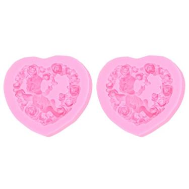 Imagem de Moldes de Silicone, Moldes de Rosas de Silicone Rosas Guirlanda Macio Durável para Bolo para Pão para Chocolate