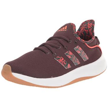 Imagem de adidas Cloudfoam Pure Tênis esportivo feminino, Marrom sombra/marrom sombra/chiclete, 41