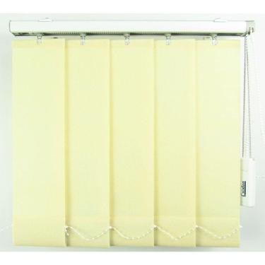 Imagem de Persiana Vertical Em Tecido Crisdan Largura 2,00 X 2,20 Altura Creme