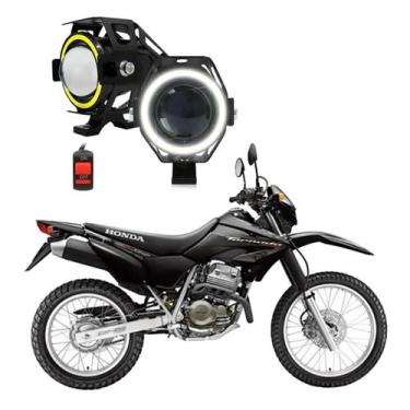 Imagem de Kit Farol de Milha Angel Eye U7 para Moto Honda  XR Tornado 250 2002 -