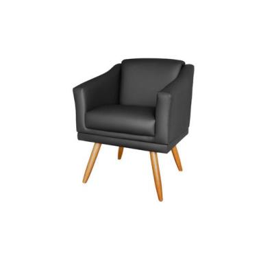 Imagem de Poltrona Decorativa Valentina Sala Recepção Escritório Revestimento Si