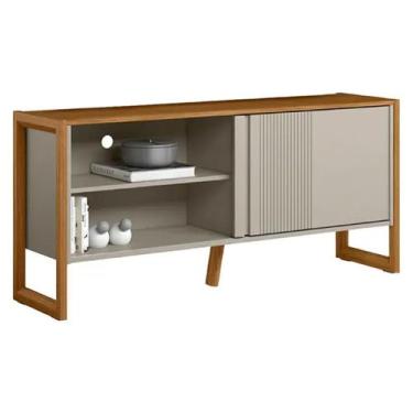 Imagem de Rack Gold para TV até 55 Polegadas 1 Porta de Correr Linea Brasil, NAT