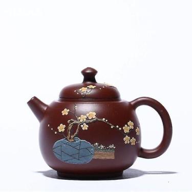 Imagem de Chaleiras elétricas autênticos bules de argila roxa yixing minério cru