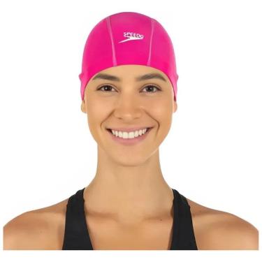 Imagem de Touca De Natação Speedo De Tecido Xtrafit Rosa
