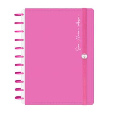 Imagem de Caderno De Disco Iscool Inteligente 140 Folhas Personalizado Solid Colors Rosa Primavera G+
