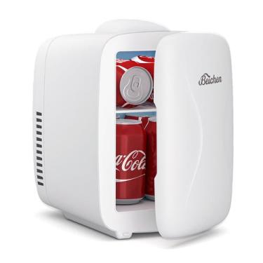 Imagem de Mini Nevera BEICHEN Mejorada 4L/6 Latas Refrigeración Rápida Blanca
