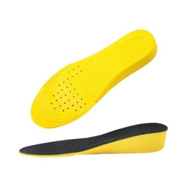 Imagem de Palmilhas Unissex Para Aumento De Altura Com Suporte De Arco, Ortopédi