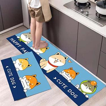 Imagem de Tapete de cozinha acolchoado, confortável, antifadiga, antiderrapante, tapetes e tapetes impermeáveis, para cozinha, pia, escritório, 40 x 120 cm