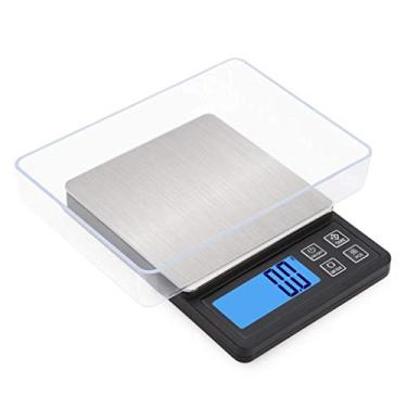 Imagem de balanças de alimentos gramas digitais de peso, balanças de cozinha pesando assados, cozinhando balanças de alimentos com precisão exata, para ingredientes, joias, café